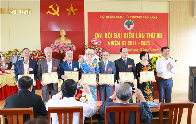 Đại hội đại biểu Hội Người cao tuổi phường Cao Xanh, nhiệm kỳ 2021-2026