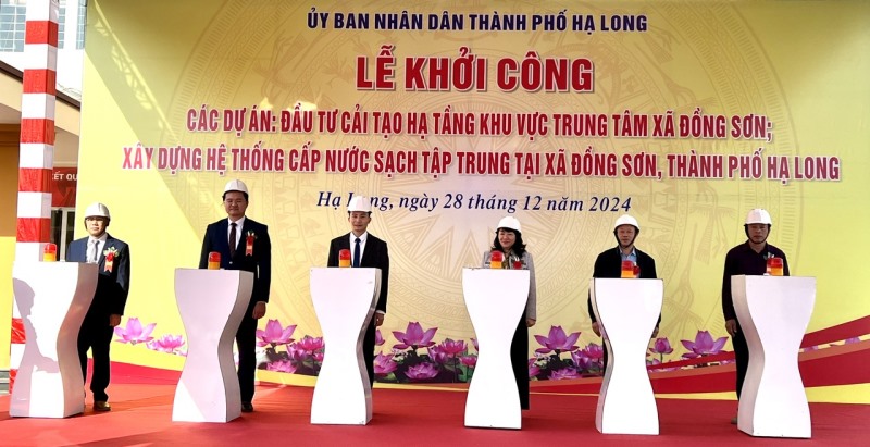 Hạ Long khởi công các công trình chào mừng Đại hội Đảng bộ các cấp nhiệm kỳ 2025- 2030