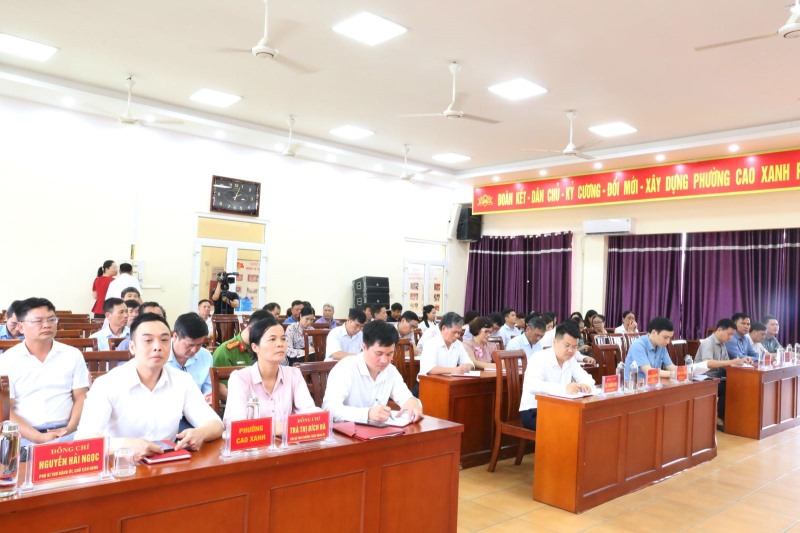 Phường Cao Xanh- Hà Khánh tổ chức hội nghị tuyên truyền, quán triệt các văn bản về công tác Đại hội