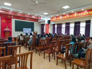 Phường Cao Xanh: Tham gia hội nghị trực tuyến phổ biến, thông tin những nội dung cơ bản của Luật Di sản văn hoá; Luật sửa đổi, bổ sung một số điều của Luật bảo hiểm y tế