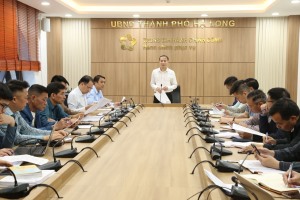 UBND thành phố họp kiểm điểm tiến độ bồi thường, GPMB các dự án trọng điểm
