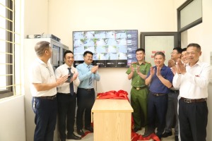 Phường Cao Xanh khánh thành hệ thống camera ninh thông minh