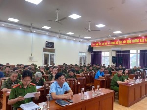 phường Cao Xanh: Tập huấn nghiệp vụ cho lực lượng bảo vệ an ninh, trật tự tại cơ sở