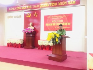 Phường Cao Xanh: Hội nghị Công an lắng nghe ý kiến nhân dân năm 2022